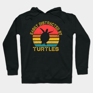 Easily Distracted By Turtles Hoodie